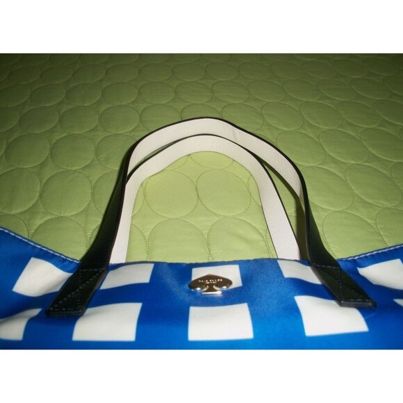 Kate Spade STORYBOOK Blue Elise Berry Tote EUC - Picture 6 of 16
